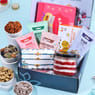 Divine Rakhi Trio With Sweets N Gourmet Delights