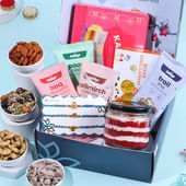 Divine Rakhi Trio With Sweets N Gourmet Delights-Singapore
