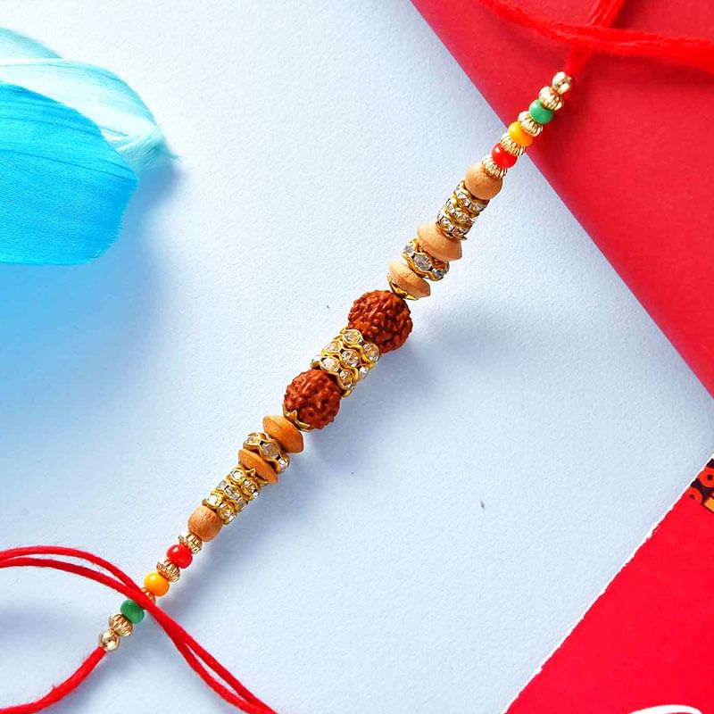 Divine Rakhi With Mixed Choco Box