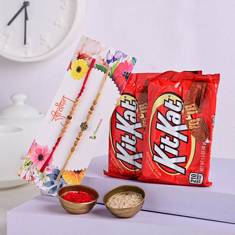 Rakhi Set of 2 With Chocolates