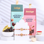 Divine Rakhis With Hazelnut N Almond Rocks