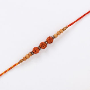 Divine Rudraksha Bead Mauli Rakhi