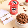 Divine Rudraksha Rakhi Duo With Munchies
