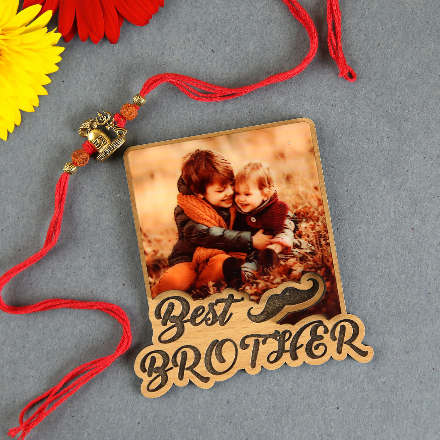 Divine Shiva Rakhi With Photo Fridge Magnet