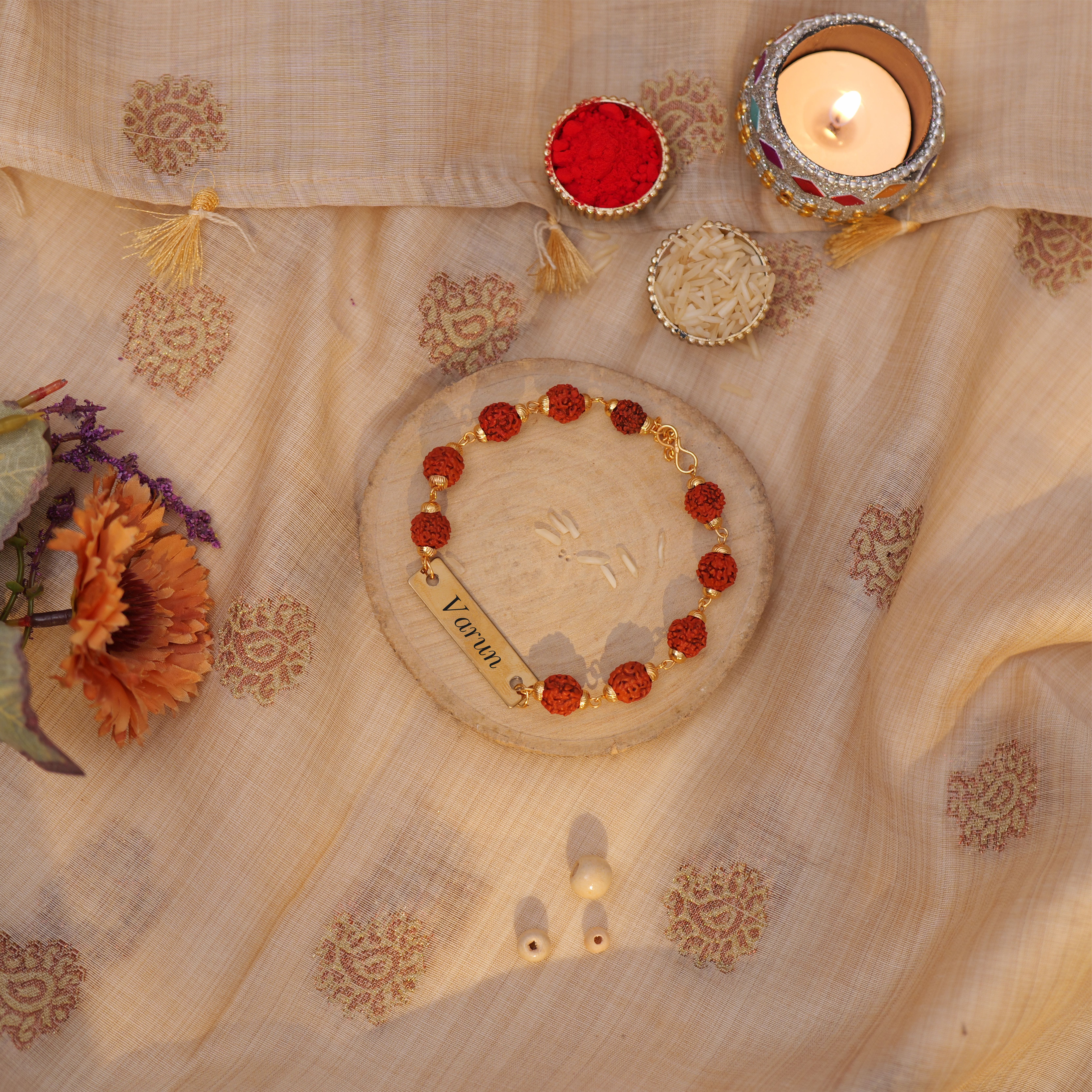 Divine Shiva Rakhi With Photo Fridge Magnet