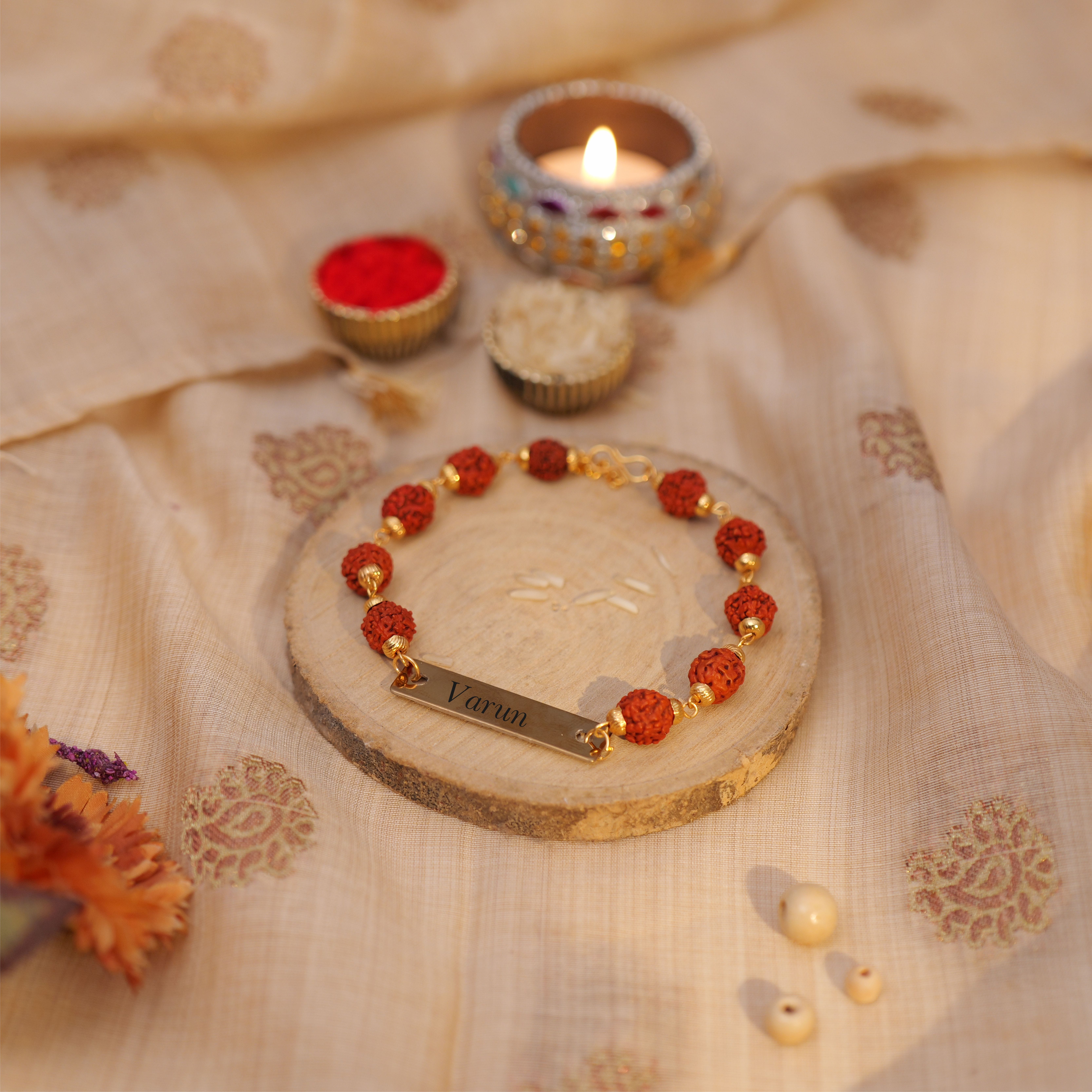 Divine Shiva Rakhi With Photo Fridge Magnet
