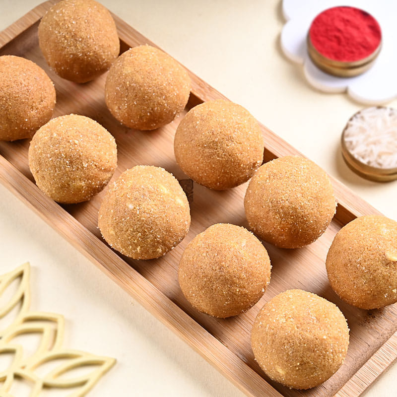 Divine Shri Ram Rakhis With Besan Ladoo