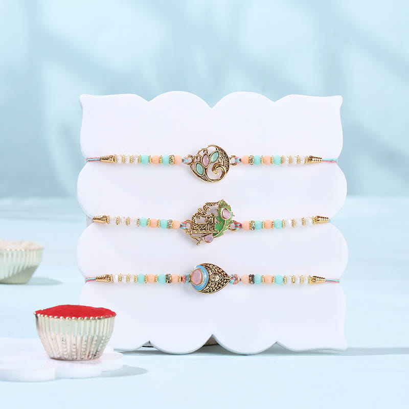 Divine Trio Rakhis N Chana Badam Bite