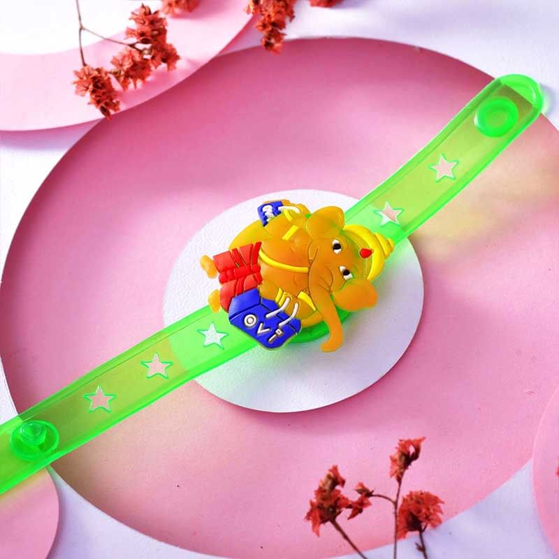 Divinely Cute Ganesha Rakhi for Kids