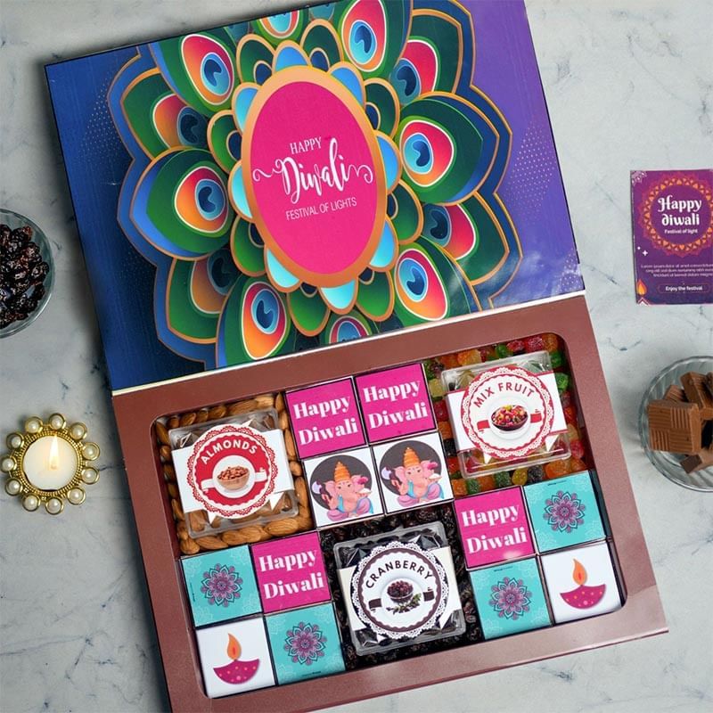 Diwali Dry Fruits N Chocolate Box