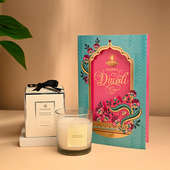 Order Diwali Duo Greeting Card With Scented Candle