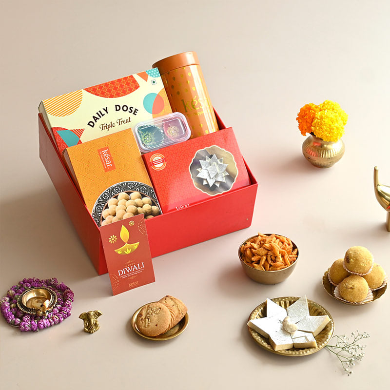 Diwali Sweet N Lights Hamper
