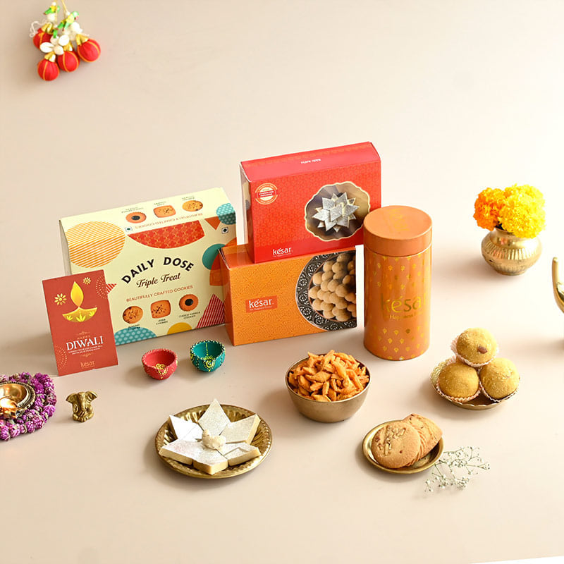 Diwali Sweet N Lights Hamper
