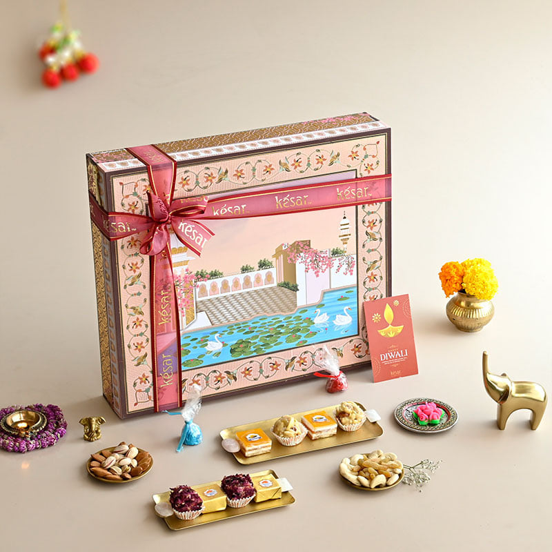 Diwali Sweets N Dry Fruits Gift Box