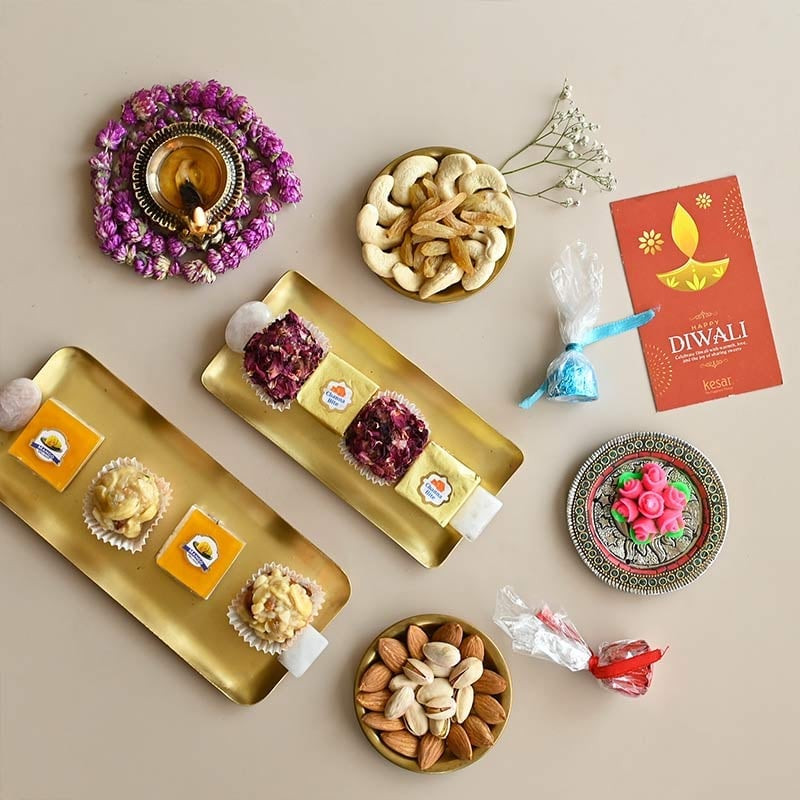 Diwali Sweets N Dry Fruits Gift Box