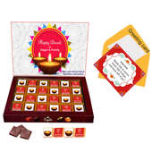 Diwali Theme Choco N Card Combo