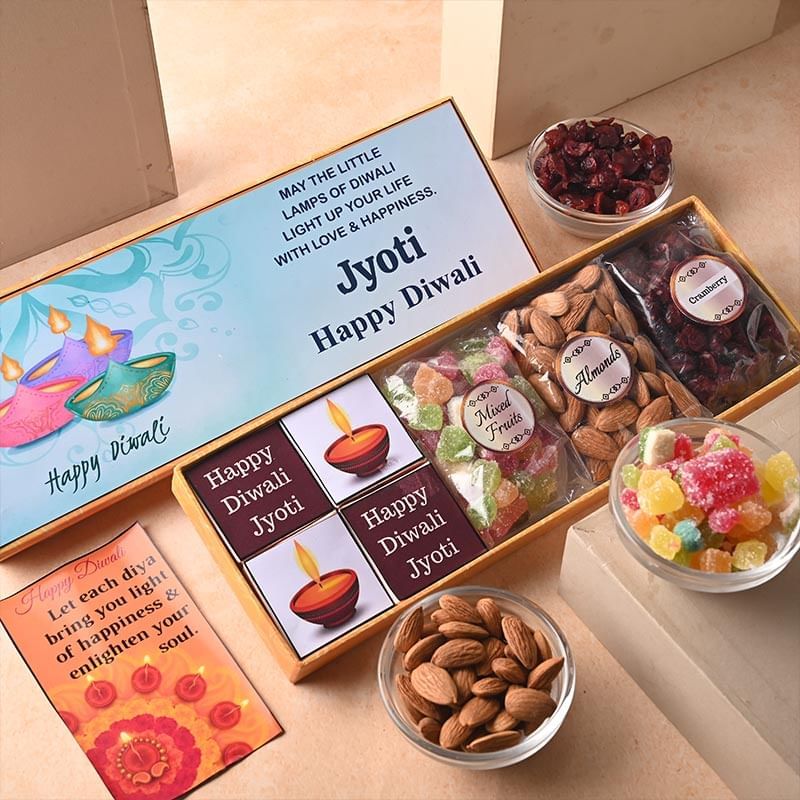 Diwali Treats N Card Gift Hamper
