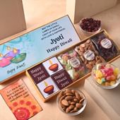Diwali Treats N Card Gift Hamper
