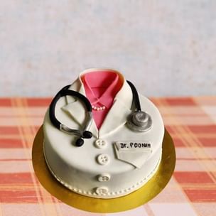 Doctor Coat Theme Cake