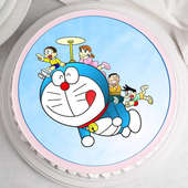 Order Doraemon Fam Cartoon Cake for Birthday