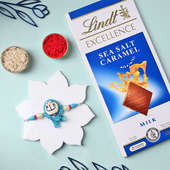 Doraemon Rakhi With Lindt Chocolate