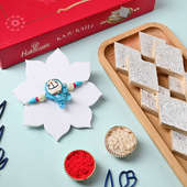 Doraemon Rakhi With Kaju Katli