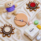 Doraemon Rakhi With Teddy N Chocolates