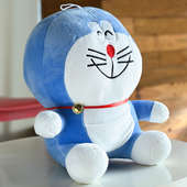 Side View of Doraemon Soft Toy