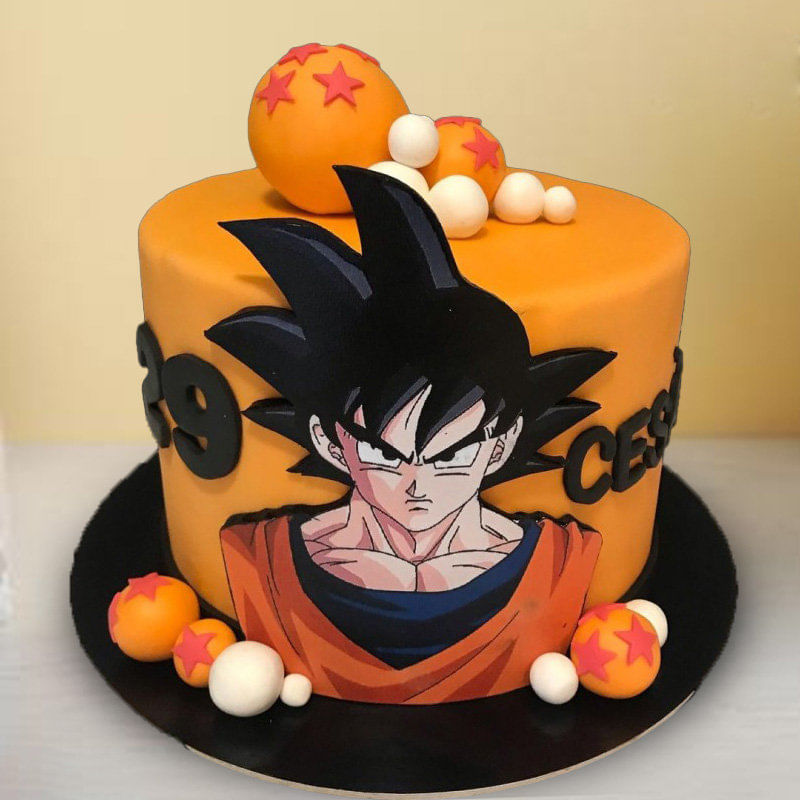 Dragon Ball Z Fondant Cake