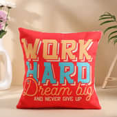 Dream Big Motivational Cushion