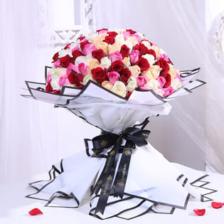 Mixed Roses Of Passion N Grace