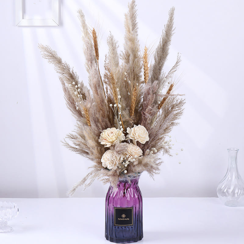 Dried Ivory Petals In Soft Prairie Bloom