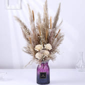 Dried Ivory Petals In Soft Prairie Bloom