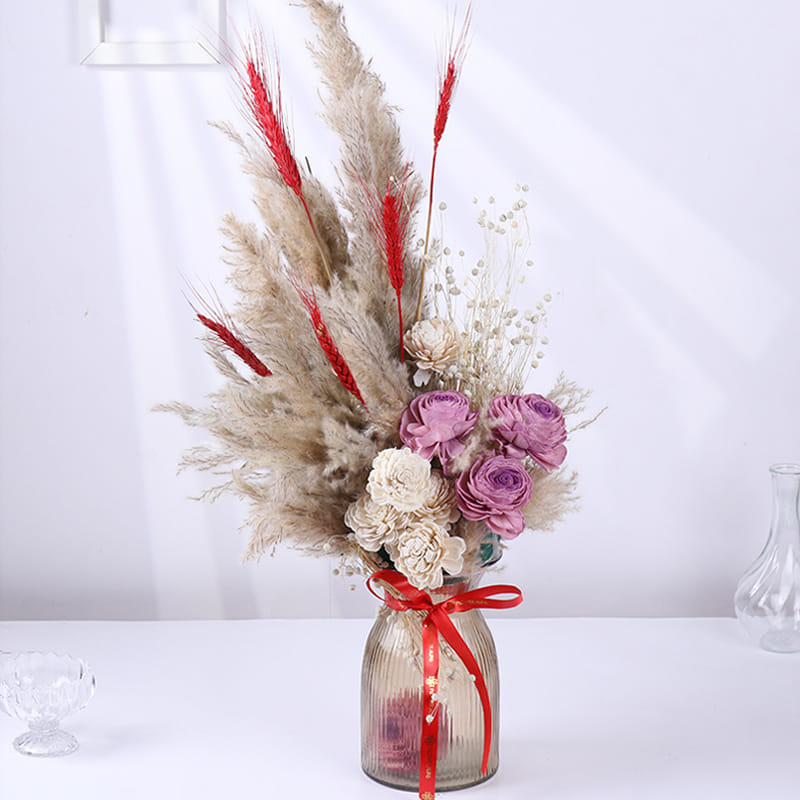 Dried Lavender Hour Floral Vase