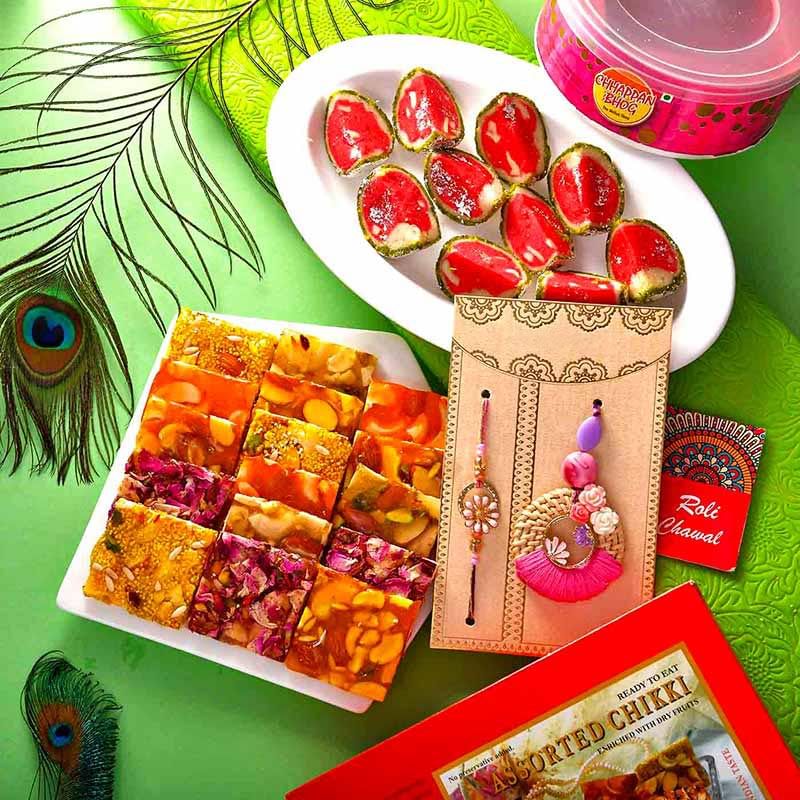 Droplet Bhaiya Bhabhi Rakhi Pack