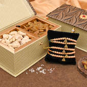 Set of 5 Designer Rakhi Premium Box - Dry Fruit FA Rakhi Signature Box