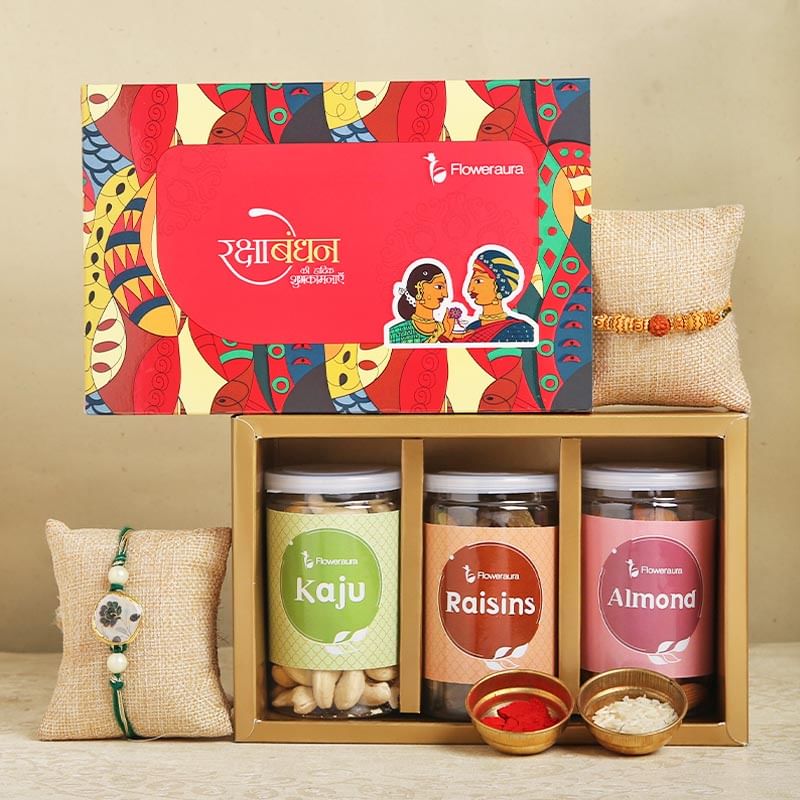 Dry Fruit Rakhi Signature Box