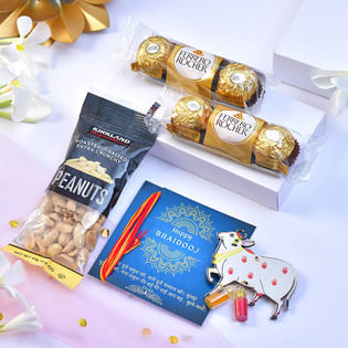 Dry Fruits N Chocolates Bhai Dooj Set