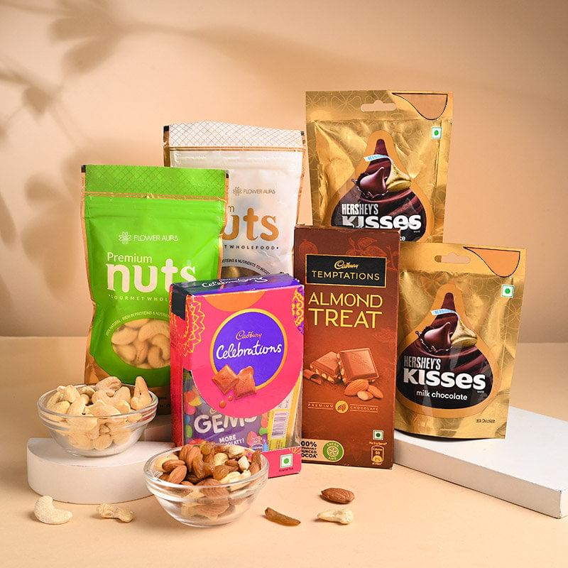 Dry Fruits N Chocolates Diwali Hamper