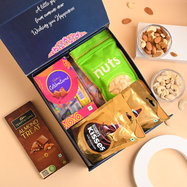 Bulk Personalize Diwali Gift Boxes Navratri Gifts Box Hamper Basket, Sweets Dry Fruits for Employees, Home Office Friends , Family & Relatives, 5Pack