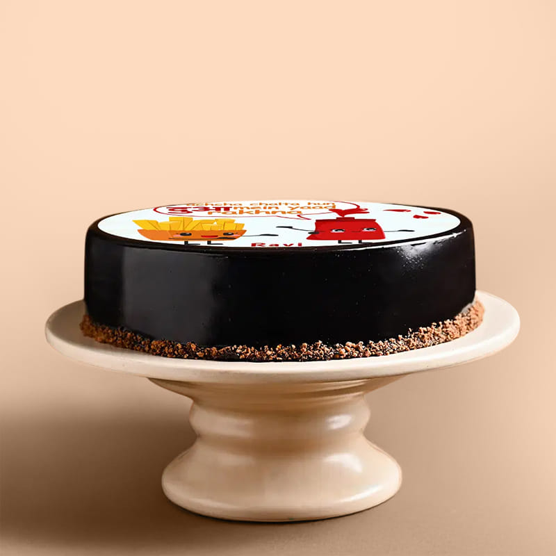 Dua Mei Yaad Rakhna Chocolate Farewell Cake