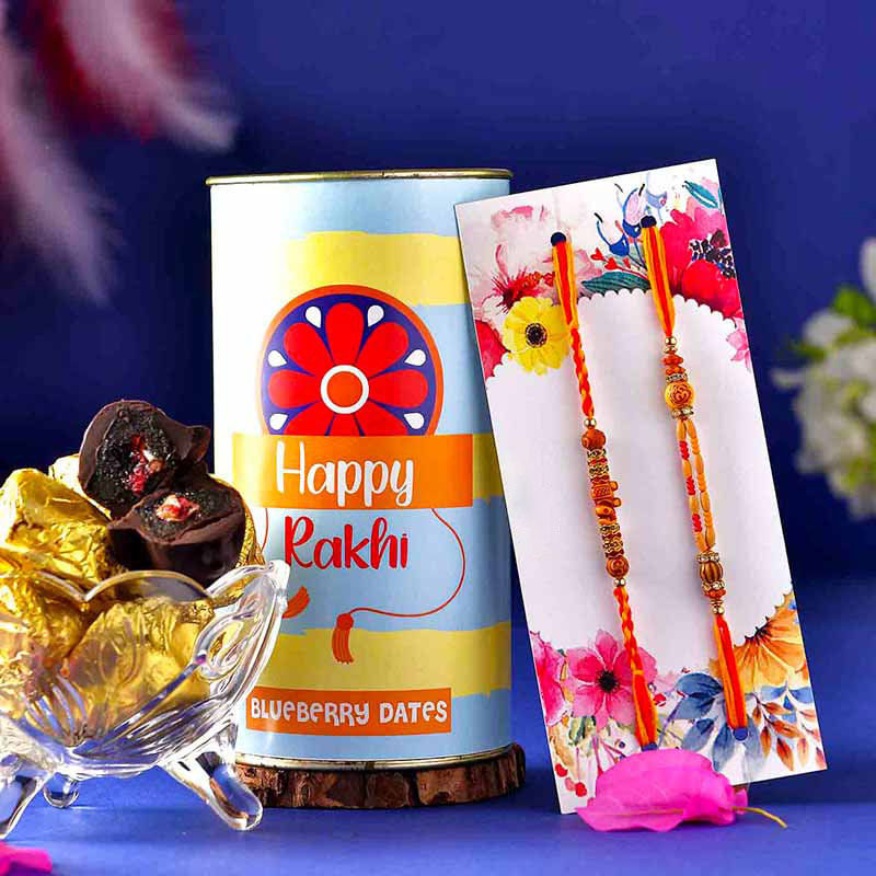 Dual Beaded Pearl Rakhi