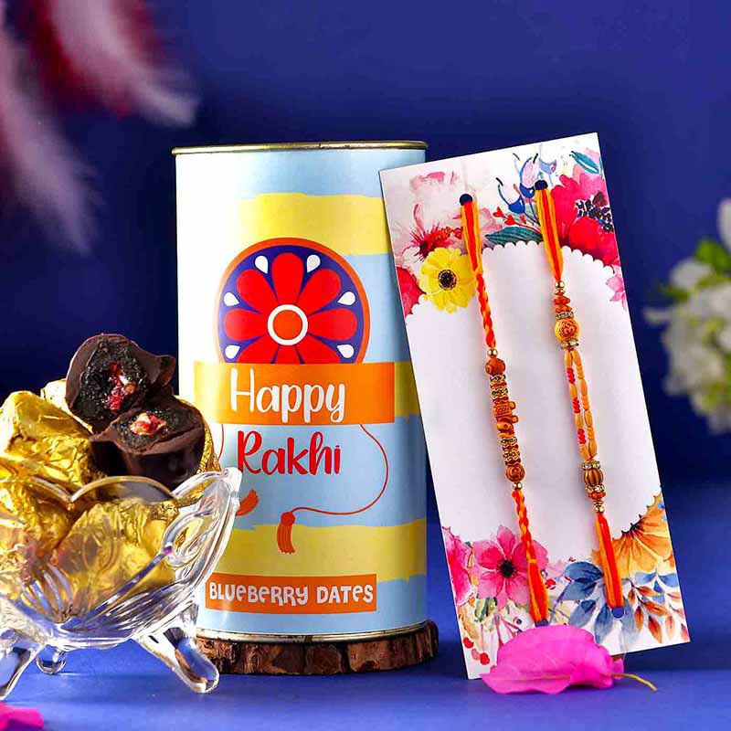 Dual Beaded Pearl Rakhi