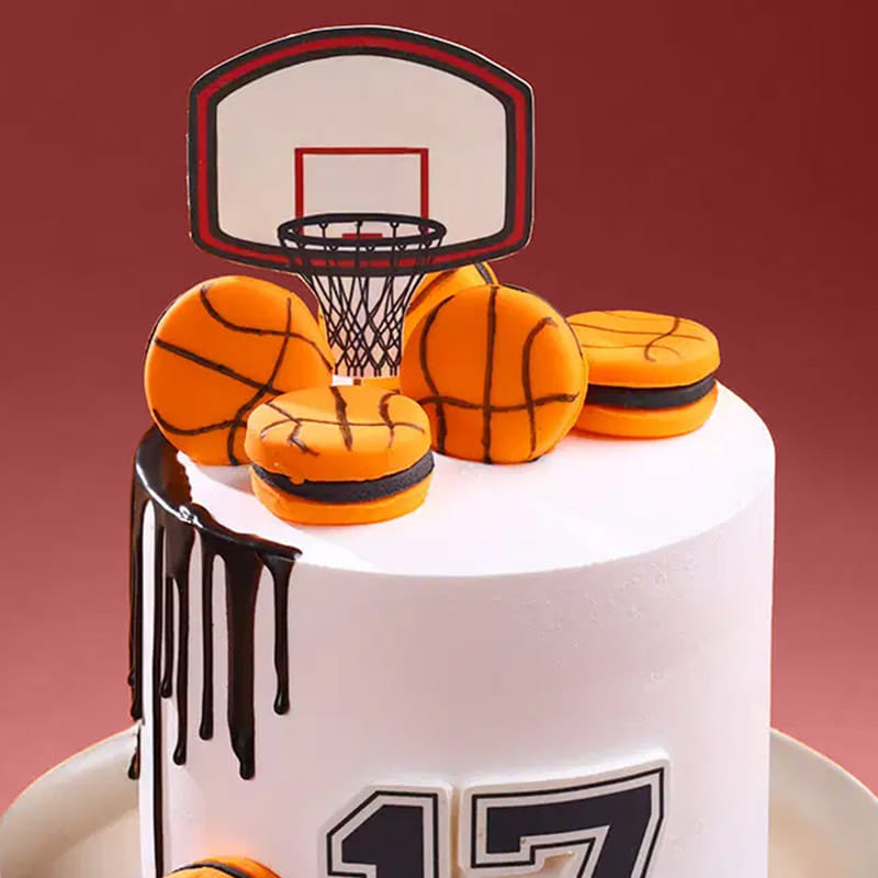 Dunk Seventeen Basketball Cake