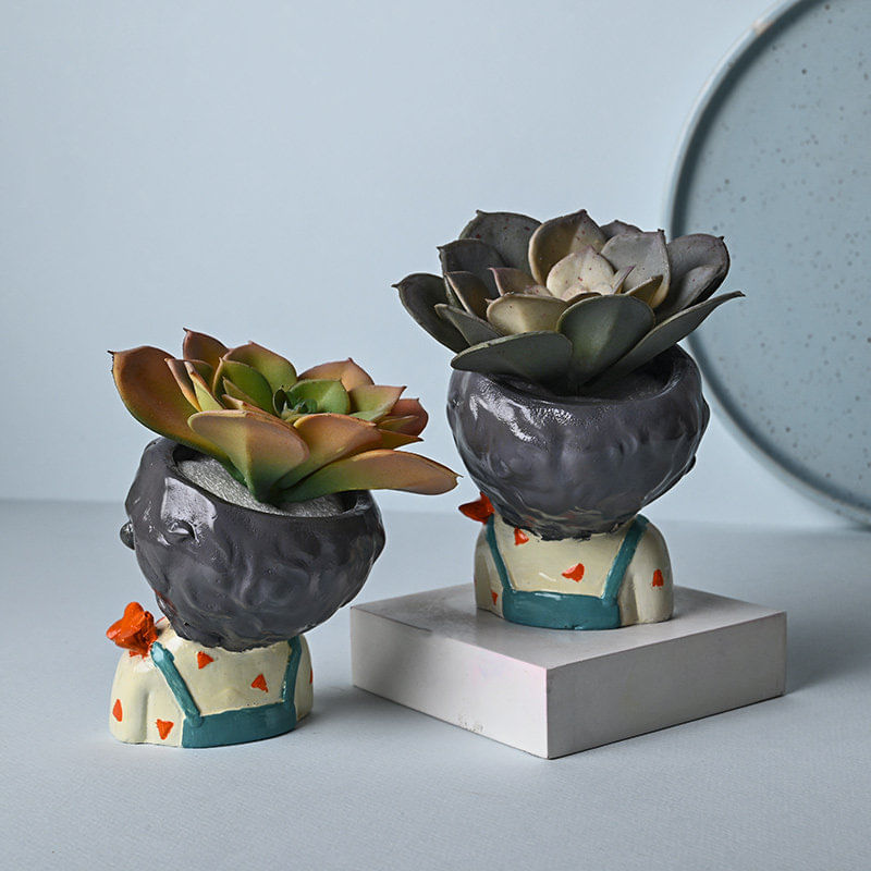 Duo of Artificial Succulent Plant Online 