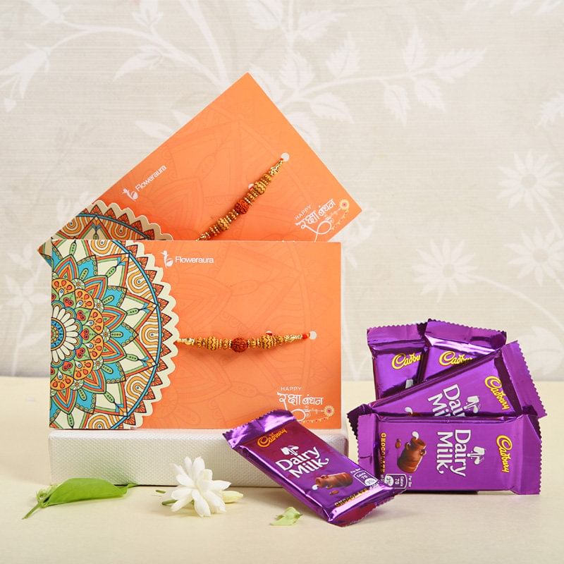 Duo Rakhi And Cadbury Combo