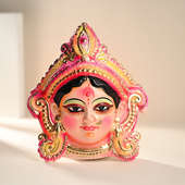 Durga Maa Decorative Mask: Kanya Puja Gifts