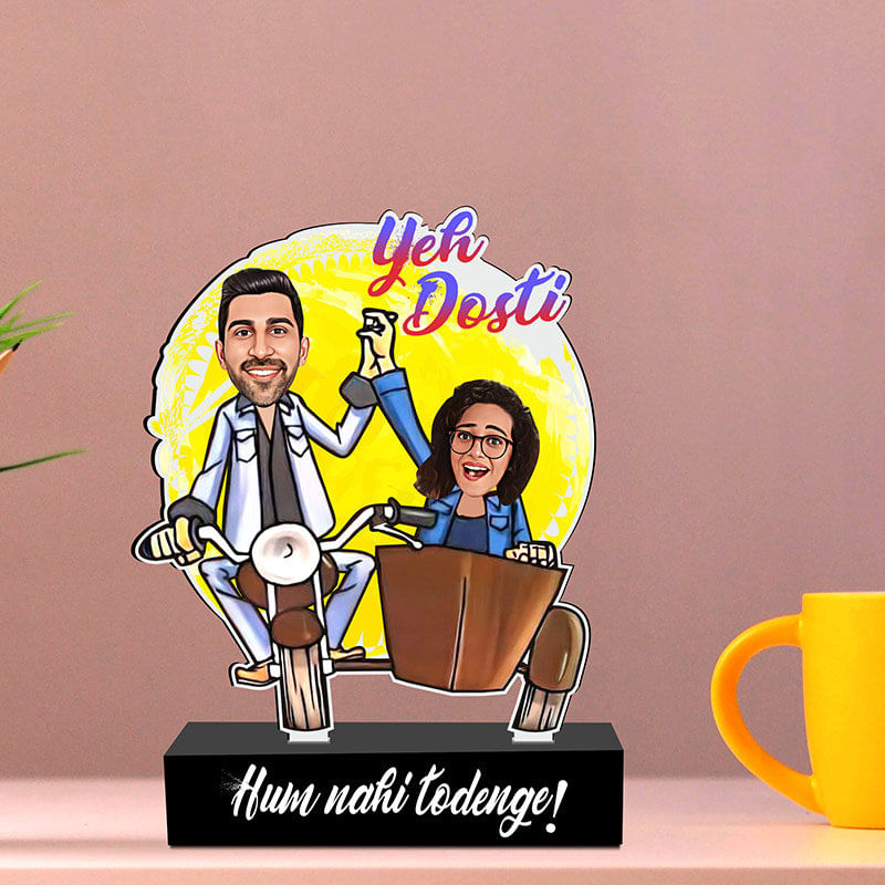 Jay Veeru Personalised Caricature: Friendship Day Gifts