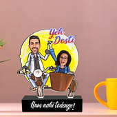 Jay Veeru Personalised Caricature: Friendship Day Gifts