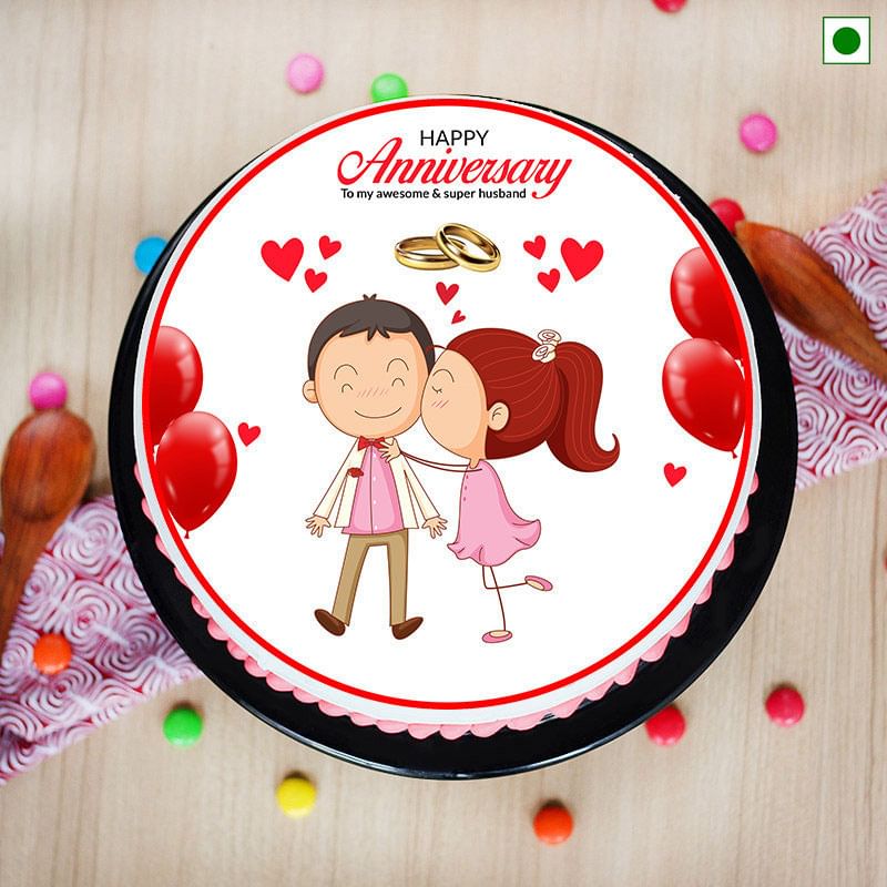 Eggless Anniversary Cake Delivery
